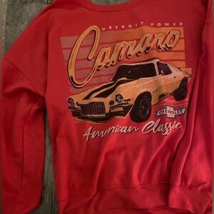Red Camaro Graphic Sweatshirt